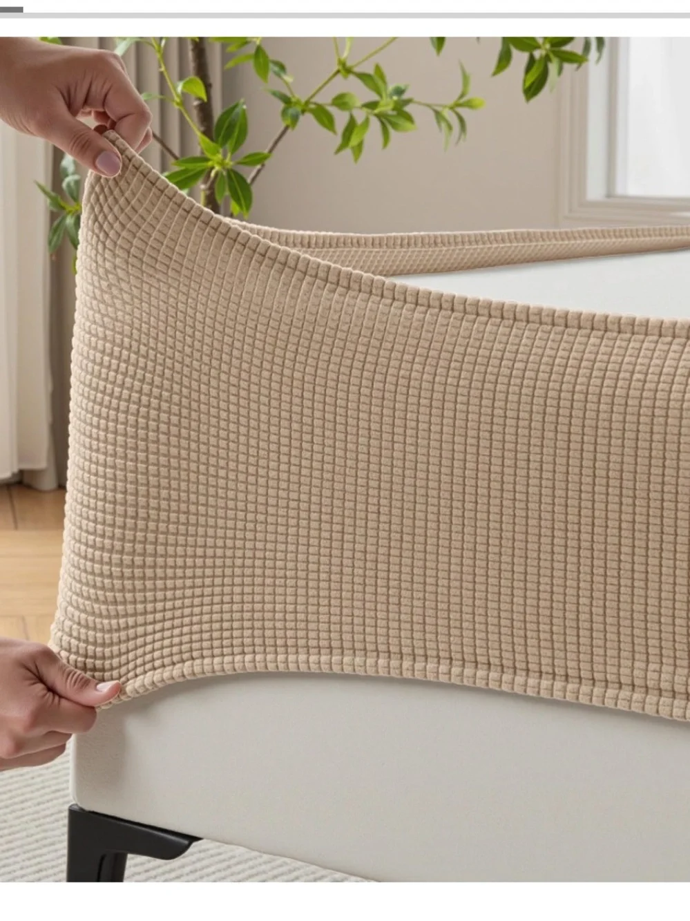 TWIN Box Spring Cover - CREAM